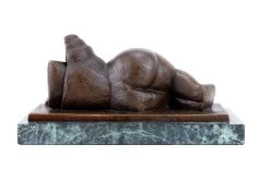 Cubistic Nude Sculpture - Sign. Lipchitz - Cubistic Bronze -Salvador Dali Shop DSC05475