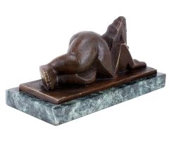 Cubistic Nude Sculpture - Sign. Lipchitz - Cubistic Bronze -Salvador Dali Shop DSC05480