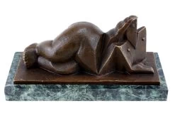 Cubistic Nude Sculpture - Sign. Lipchitz - Cubistic Bronze -Salvador Dali Shop DSC05483