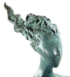 Sitting Female Nude - Limited Bronze Sculpture - Garden Figurine -Salvador Dali Shop DSC05492