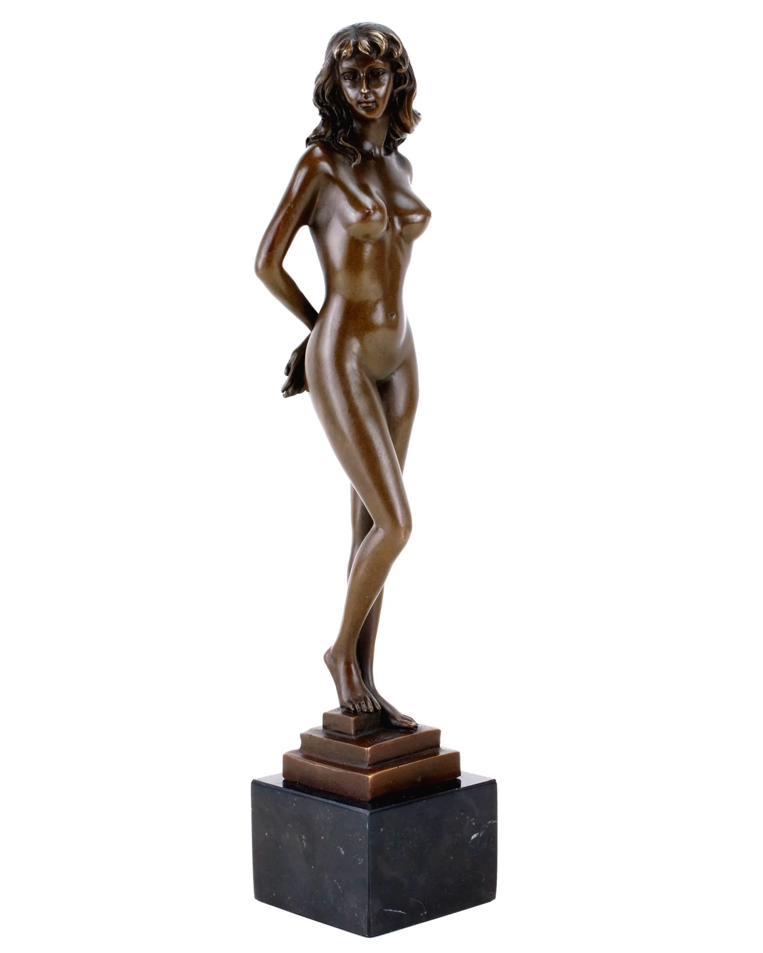 Nude Beauty - Erotic Girl Lara - Signed Nick - Bronze Sexy Nude 5 Nude Beauty - Erotic Girl Lara - Signed Nick - Bronze Sexy Nude - Image 5