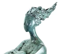Sitting Female Nude - Limited Bronze Sculpture - Garden Figurine -Salvador Dali Shop DSC05522