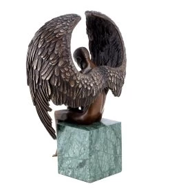 Angel Nude Figurine - Contemporary Bronze Male Nude - Erotic Angel -Salvador Dali Shop DSC05538