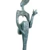Limited Bronze Nude With Dove - Big Garden Sculpture - Martin Klein