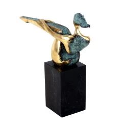 Modern Art - The Sitting One - Contemporary Bronze Figurine By Nick -Salvador Dali Shop DSC05586