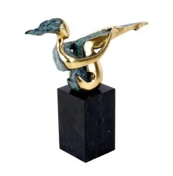 Modern Art - The Sitting One - Contemporary Bronze Figurine By Nick -Salvador Dali Shop DSC05587