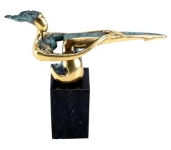 Modern Art - The Sitting One - Contemporary Bronze Figurine By Nick -Salvador Dali Shop DSC05588