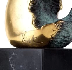 Modern Art - The Sitting One - Contemporary Bronze Figurine By Nick -Salvador Dali Shop DSC05589