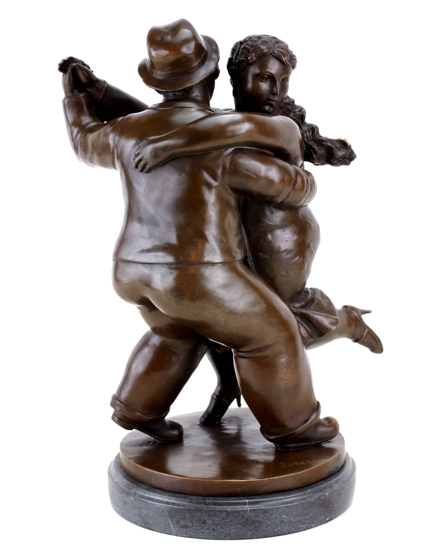 Contemporary Bronze Figurine - Dancing Couple II - Fernando Botero 3 Contemporary Bronze Figurine - Dancing Couple II - Fernando Botero - Image 3