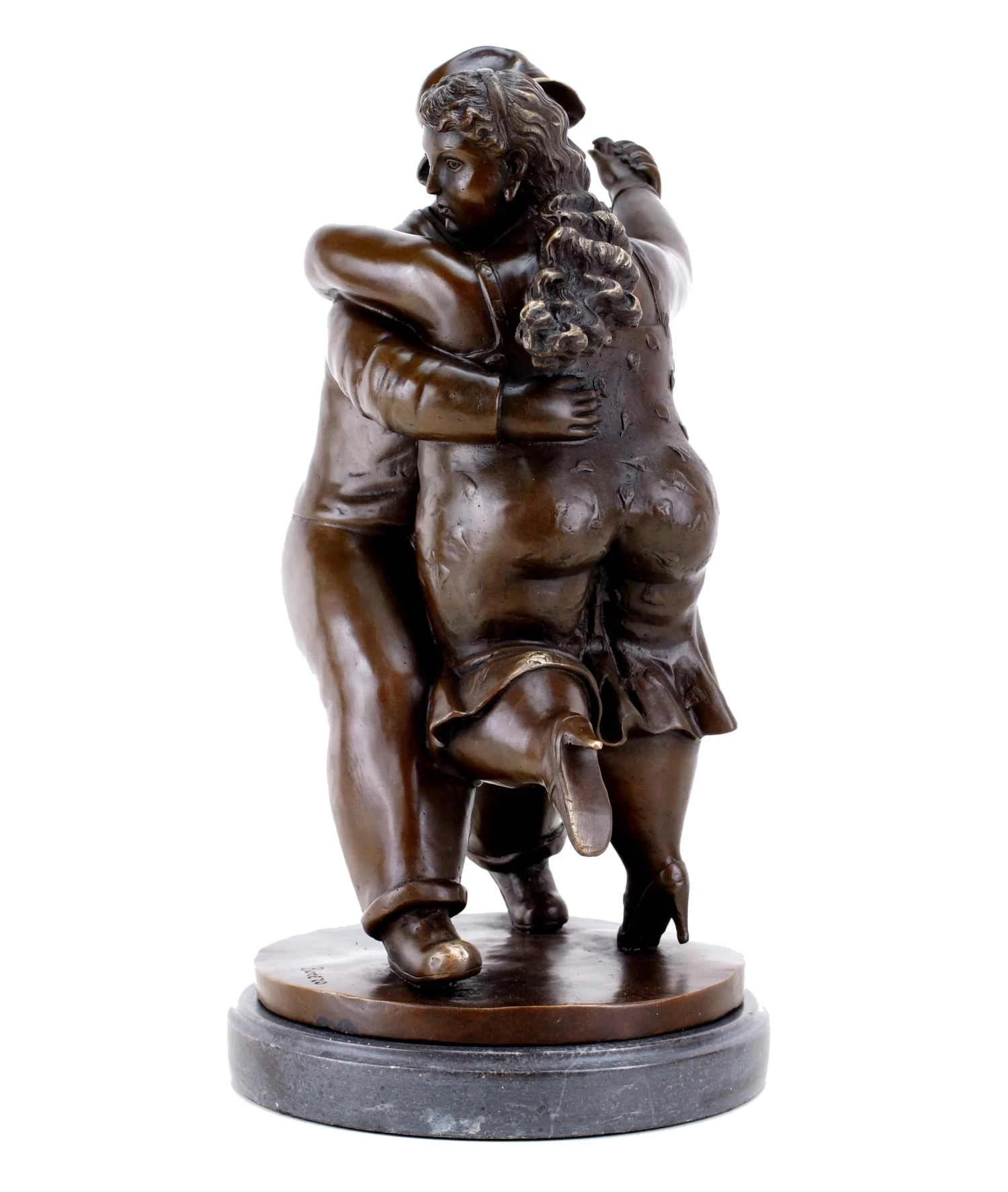 Contemporary Bronze Figurine - Dancing Couple II - Fernando Botero 5 Contemporary Bronze Figurine - Dancing Couple II - Fernando Botero - Image 5