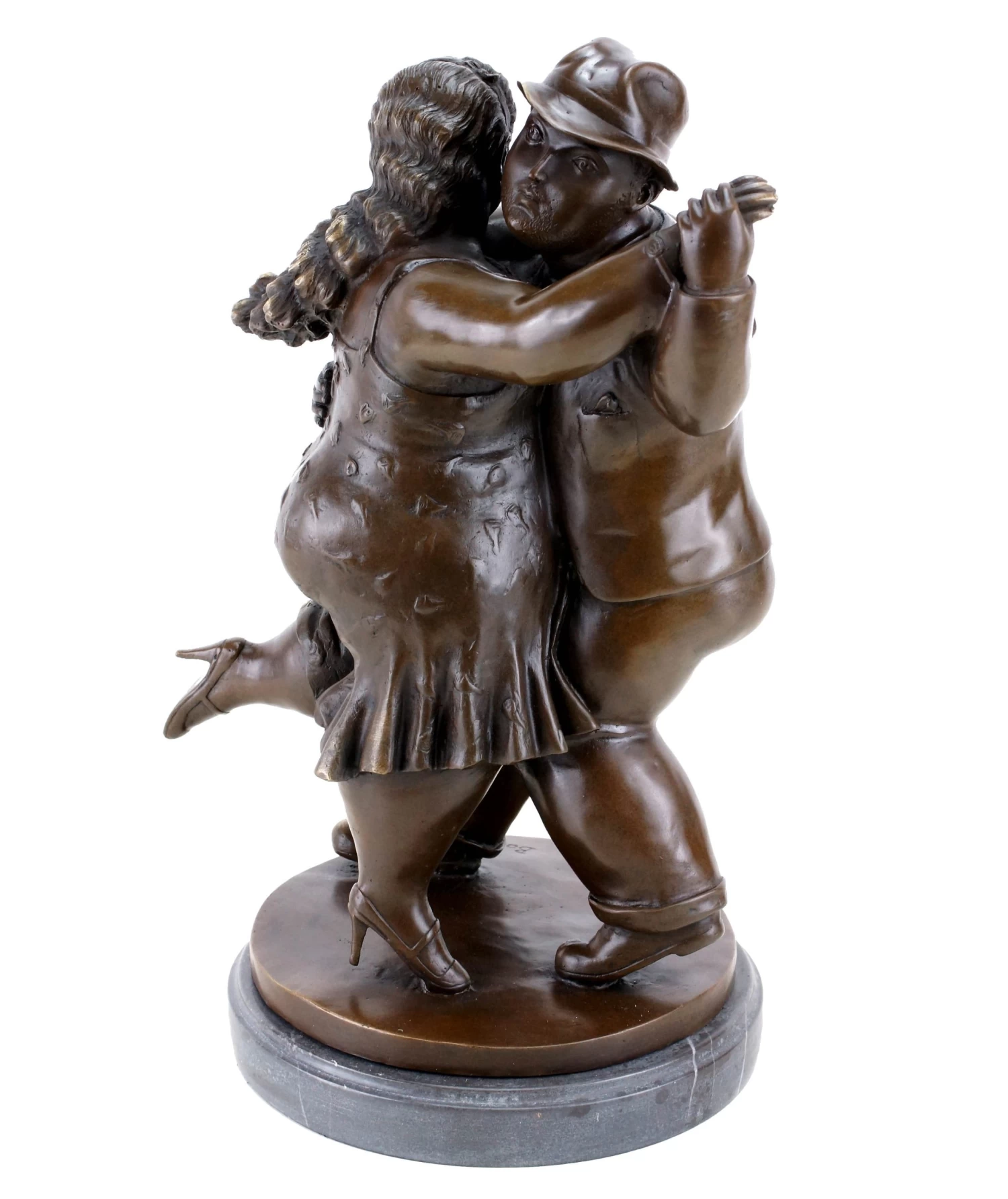 Contemporary Bronze Figurine - Dancing Couple II - Fernando Botero 6 Contemporary Bronze Figurine - Dancing Couple II - Fernando Botero - Image 6