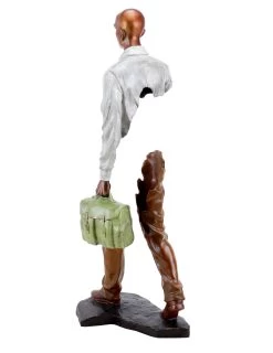 Contemporary Bronze Sculpture - Erased Man II - By Martin Klein -Salvador Dali Shop DSC05626