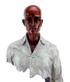 Contemporary Bronze Sculpture - Erased Man II - By Martin Klein -Salvador Dali Shop DSC05631