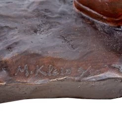 Contemporary Bronze Sculpture - Erased Man II - By Martin Klein -Salvador Dali Shop DSC05634