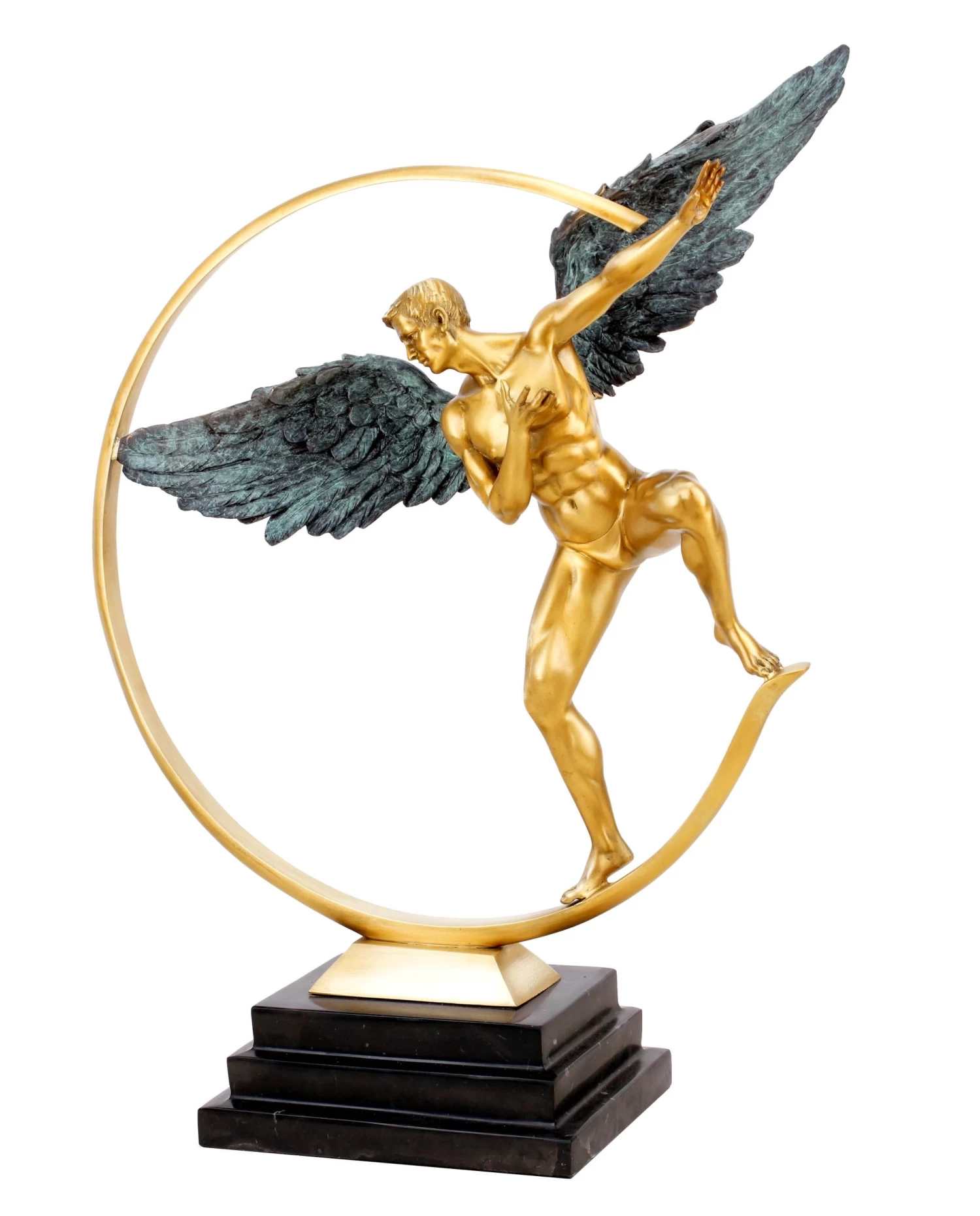 Guardian Angel - Limited Bronze Angel Sculpture - Martin Klein 2 Guardian Angel - Limited Bronze Angel Sculpture - Martin Klein - Image 2