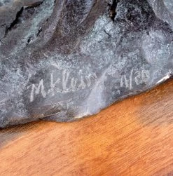 Sitting Tara - Sign. Martin Klein - Limited Bronze Buddha Figurine -Salvador Dali Shop DSC05765