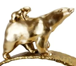 Polar Bear With Baby - Limited Bronze - Animal Figurine - M. Klein -Salvador Dali Shop DSC05792