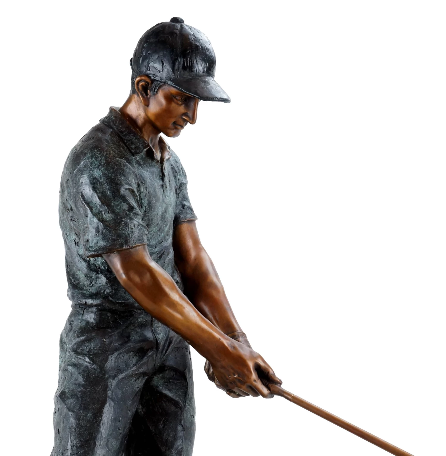 Tall Bronze Sculpture Golfer - Limited - XXL Golf Player Statue 5 Tall Bronze Sculpture Golfer - Limited - XXL Golf Player Statue - Image 5