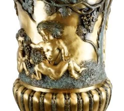 XXL Art Nouveau Amphora - Big Bronze Vase - Signed Lorenzl -Salvador Dali Shop DSC05830