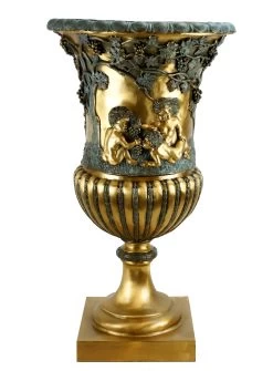 XXL Art Nouveau Amphora - Big Bronze Vase - Signed Lorenzl -Salvador Dali Shop DSC05834