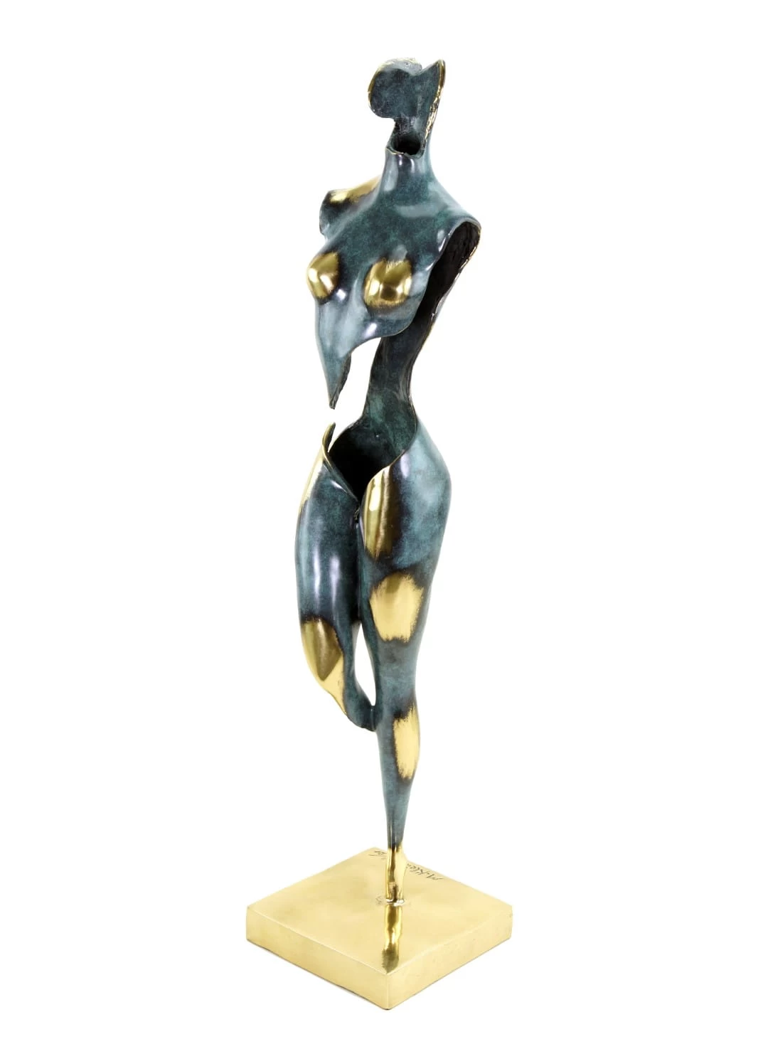 Limited Female Silhouette - Abstract Bronze Sculpture - Signed 8 Limited Female Silhouette - Abstract Bronze Sculpture - Signed - Image 8