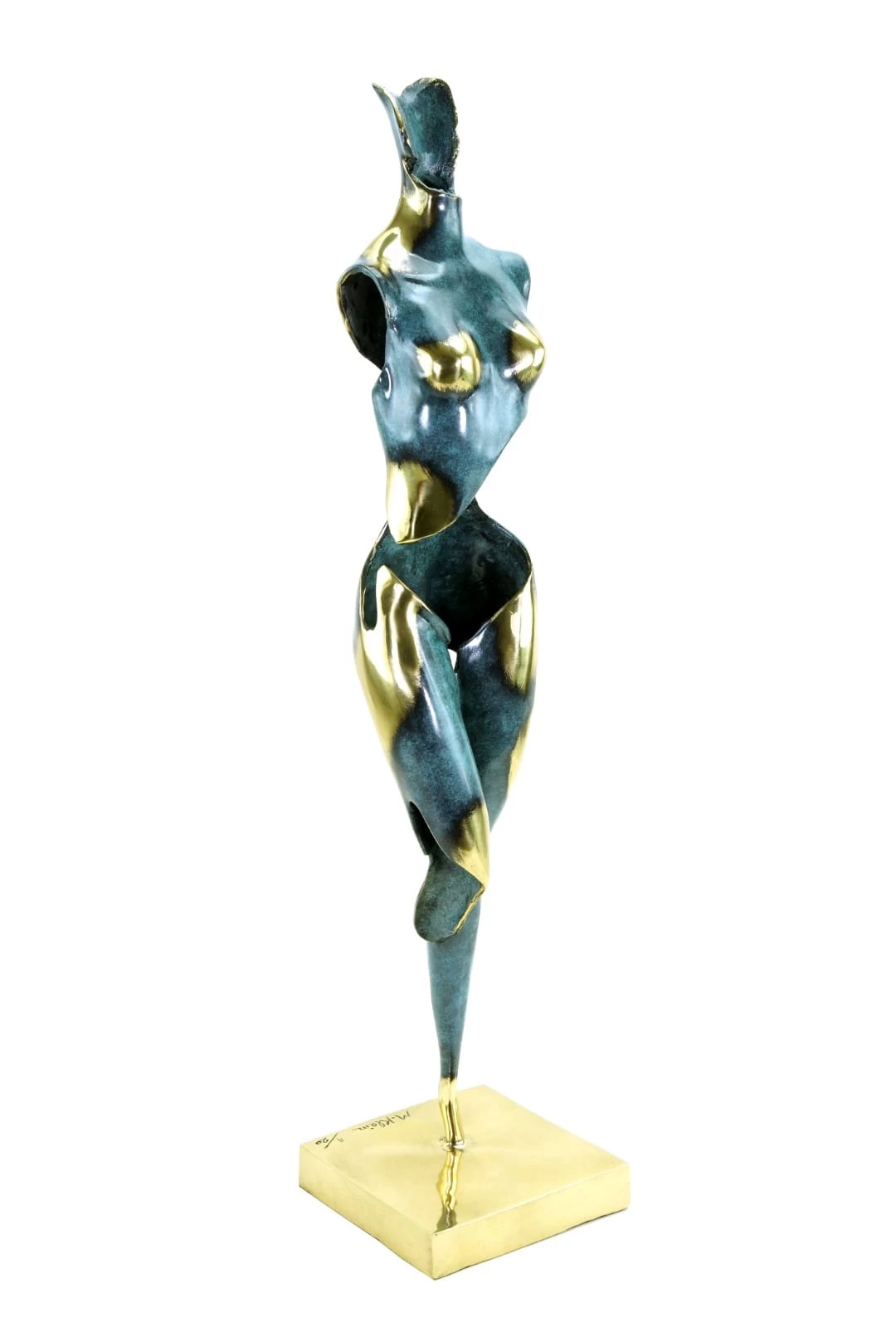 Limited Female Silhouette - Abstract Bronze Sculpture - Signed 14 Limited Female Silhouette - Abstract Bronze Sculpture - Signed - Image 14