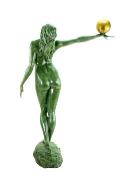 Sensual Female Nude With Golden Ball - Limited Bronze Statue 14 Sensual Female Nude With Golden Ball - Limited Bronze Statue -Salvador Dali Shop DSC06122