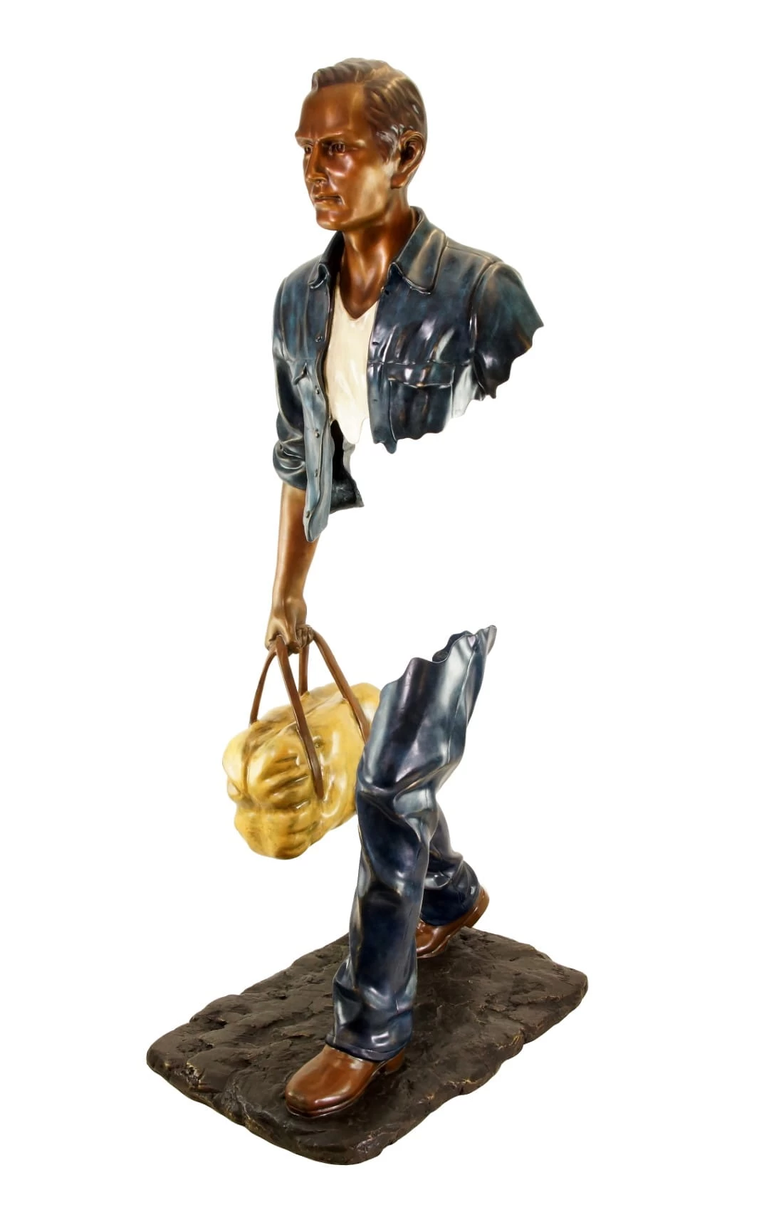 Broken Man XXL - Large Bronze Statue - Height: 128 Cm - Limited 8 Broken Man XXL - Large Bronze Statue - Height: 128 Cm - Limited - Image 8