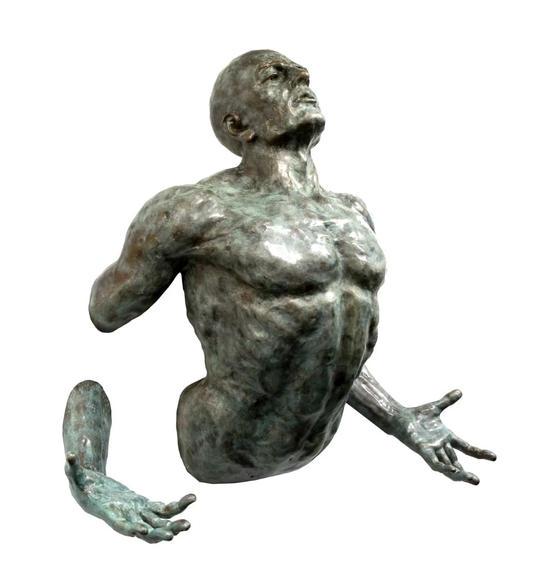 Three-piece Wall Sculpture - Life-size Torso - Modern Nude 9 Three-piece Wall Sculpture - Life-size Torso - Modern Nude - Image 9