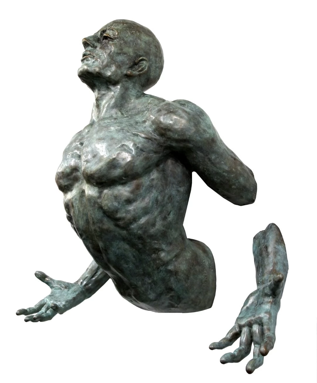 Three-piece Wall Sculpture - Life-size Torso - Modern Nude 4 Three-piece Wall Sculpture - Life-size Torso - Modern Nude - Image 4