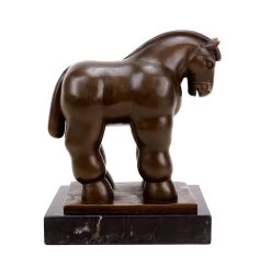 Fernando Botero Sculpture - Horse 06 - Berlin 2007 - Contemporary Bronze - Horse Statue -Salvador Dali Shop DSC07723
