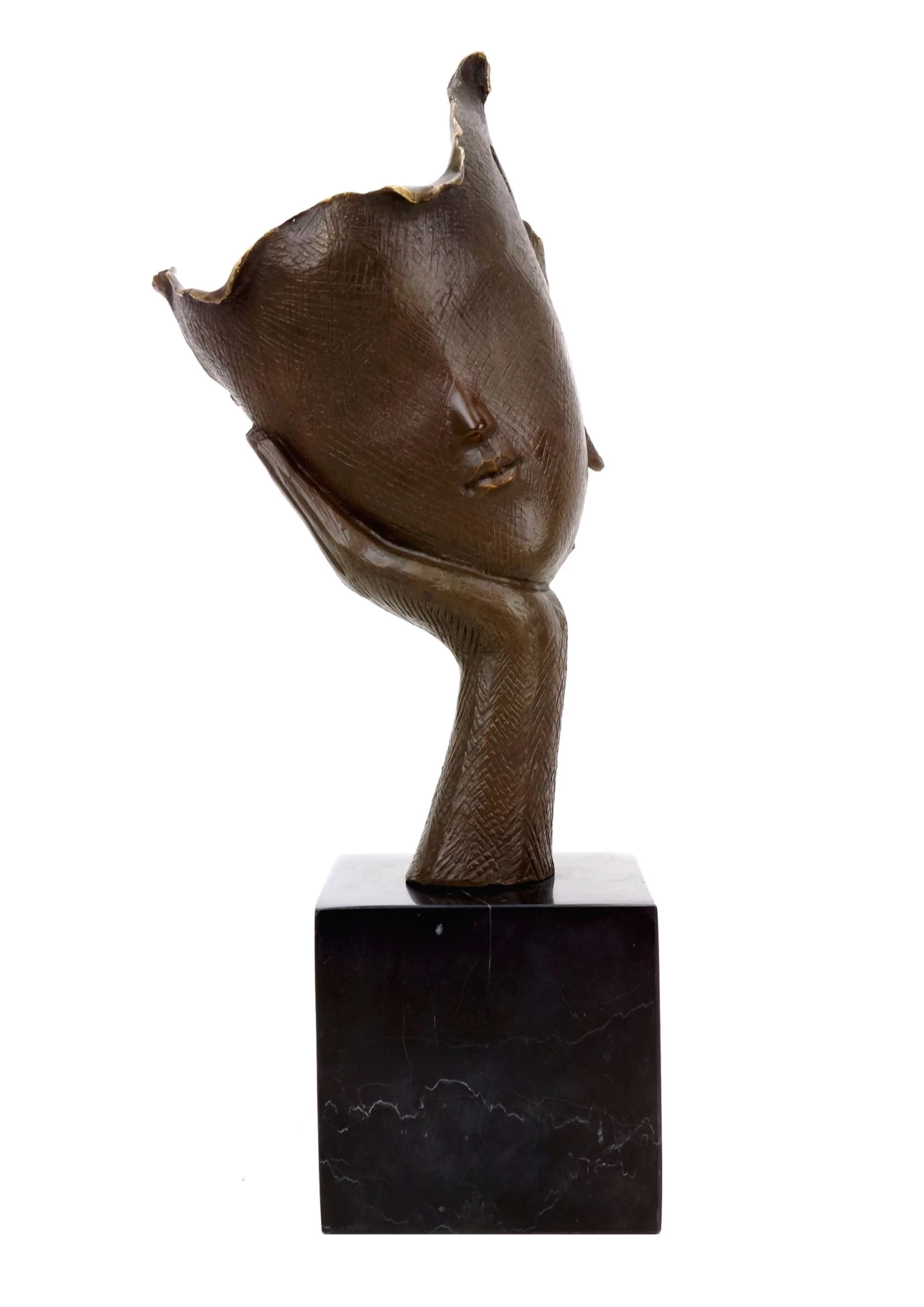Contemporary Bronze Sculpture - Thinking Woman - Martin Klein - Abstract Bronze 8 Contemporary Bronze Sculpture - Thinking Woman - Martin Klein - Abstract Bronze - Image 8