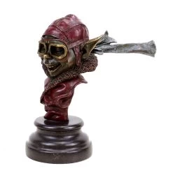 Berti The Crashed Pilot - Martin Klein - Goblin Figurine - Fantasy Statue -Salvador Dali Shop DSC07751