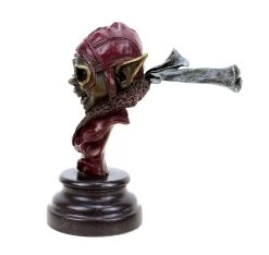 Berti The Crashed Pilot - Martin Klein - Goblin Figurine - Fantasy Statue -Salvador Dali Shop DSC07752