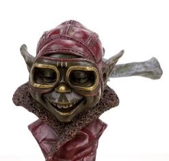 Berti The Crashed Pilot - Martin Klein - Goblin Figurine - Fantasy Statue -Salvador Dali Shop DSC07757