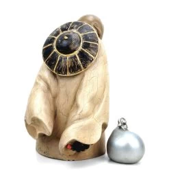 Bronze Figurine - Travelling Buddha - Limited - Two-Piece - Martin Klein - Religious Statue -Salvador Dali Shop DSC07783