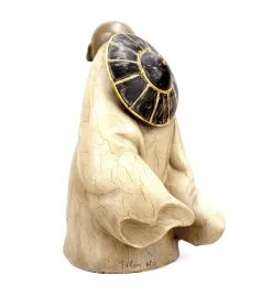 Bronze Figurine - Travelling Buddha - Limited - Two-Piece - Martin Klein - Religious Statue