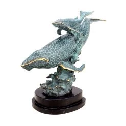 Blue Whale Mother With Her Child - Signed Milo - Whale Statue 17 Blue Whale Mother With Her Child - Signed Milo - Whale Statue -Salvador Dali Shop DSC07796