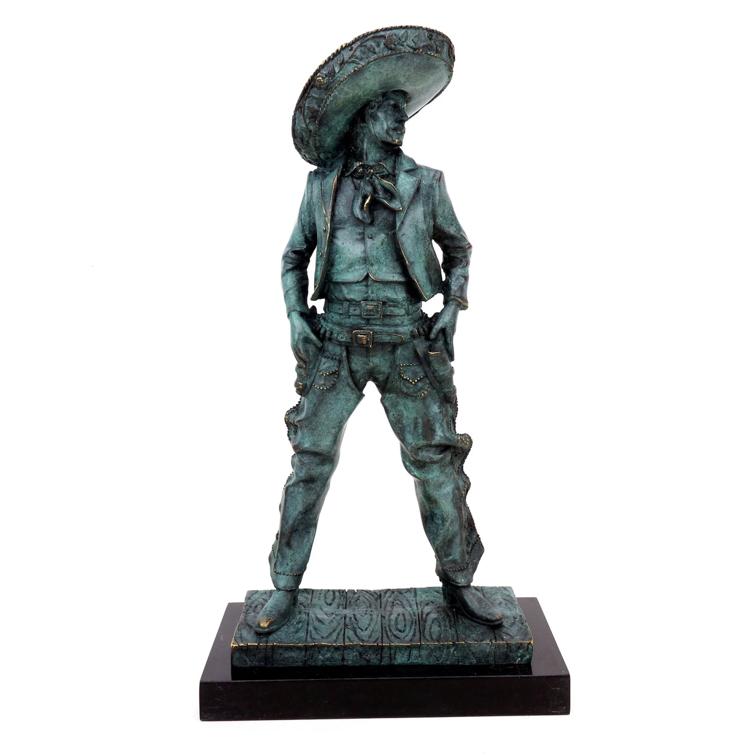 Bronze Figurine - Mexican Cowboy - Charro - Signed Martin Klein - Gaucho Figurine 6 Bronze Figurine - Mexican Cowboy - Charro - Signed Martin Klein - Gaucho Figurine - Image 6