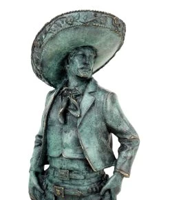 Bronze Figurine - Mexican Cowboy - Charro - Signed Martin Klein - Gaucho Figurine 17 Bronze Figurine - Mexican Cowboy - Charro - Signed Martin Klein - Gaucho Figurine -Salvador Dali Shop DSC07817