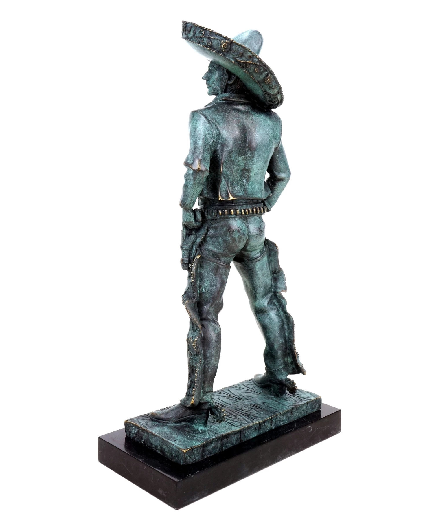 Bronze Figurine - Mexican Cowboy - Charro - Signed Martin Klein - Gaucho Figurine 1 Bronze Figurine - Mexican Cowboy - Charro - Signed Martin Klein - Gaucho Figurine