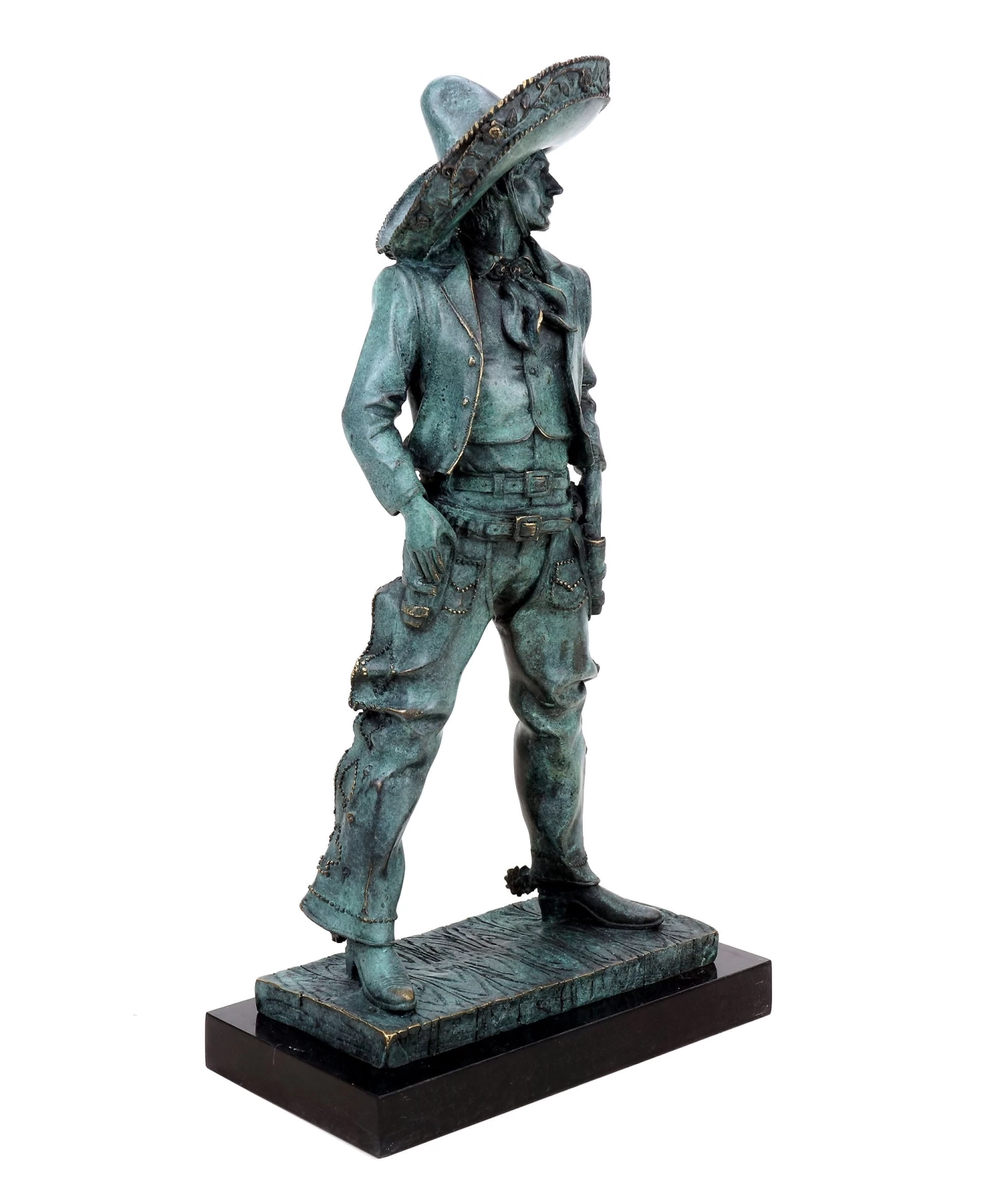 Bronze Figurine - Mexican Cowboy - Charro - Signed Martin Klein - Gaucho Figurine 4 Bronze Figurine - Mexican Cowboy - Charro - Signed Martin Klein - Gaucho Figurine - Image 4