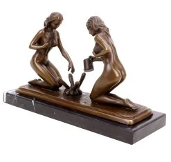 Sexy Gardeners Watering Penises - Signed Milo - Erotic Figurines - Erotic Sculpture For Sale - Sex Sculpture - Phallus Statue -Salvador Dali Shop DSC07831