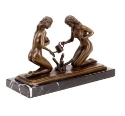 Sexy Gardeners Watering Penises - Signed Milo - Erotic Figurines - Erotic Sculpture For Sale - Sex Sculpture - Phallus Statue -Salvador Dali Shop DSC07837