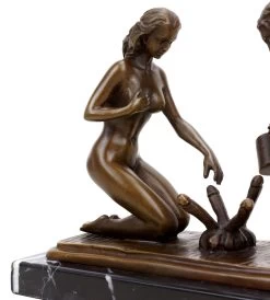 Sexy Gardeners Watering Penises - Signed Milo - Erotic Figurines - Erotic Sculpture For Sale - Sex Sculpture - Phallus Statue -Salvador Dali Shop DSC07840