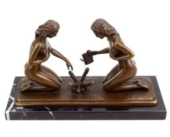 Sexy Gardeners Watering Penises - Signed Milo - Erotic Figurines - Erotic Sculpture For Sale - Sex Sculpture - Phallus Statue -Salvador Dali Shop DSC07842