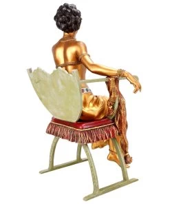 Vienna Bronze - Arabian Beauty - Arabian Statue - Sexy Sculpture - Golden Statue - Erotic Figurine -Salvador Dali Shop DSC07913