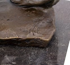 Bronze Animal Sculpture - Walking Lion - Animal Figurine - Signed Milo -Salvador Dali Shop DSC07929