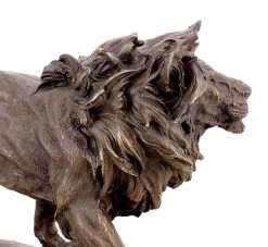 Bronze Animal Sculpture - Walking Lion - Animal Figurine - Signed Milo -Salvador Dali Shop DSC07934