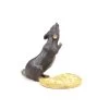 XXL Bronze Mouse With Biscuit - Vienna Bronze - Mouse Statue - Animal Bronze